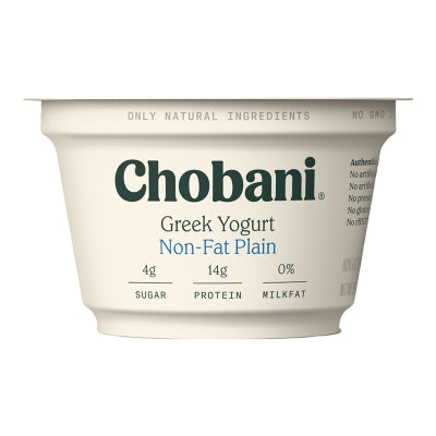 Yogurt Griego Natural Chobani 5.3 Onz