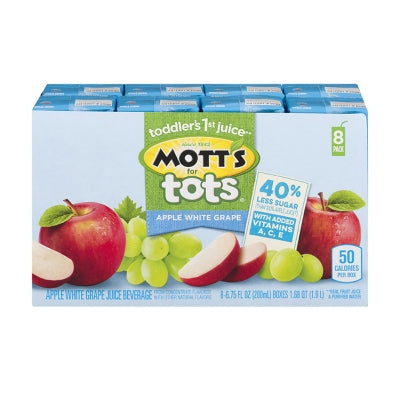 Jugo De Manzana Y Uvas Blancas Mott's 200 Ml 8 Und/Paq