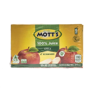 Jugo De Manzana Motts 200 Ml 8 Und/Paq