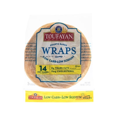 Wraps Low Carb Low Sodium Toufayan 11 Onz