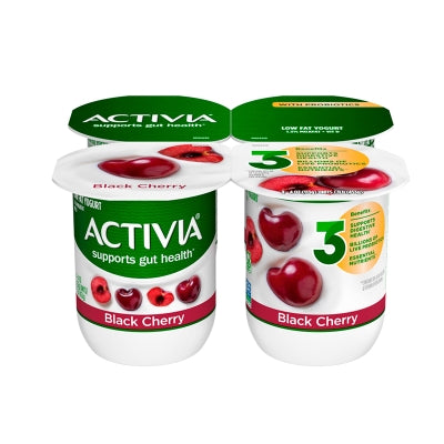 Yogurt Sabor Cherry Activia Dannon 4  Und/Paq 4 Onz