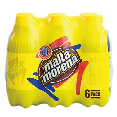 Malta Morena Botella Pet 8 Onz, 6 Und/Paq