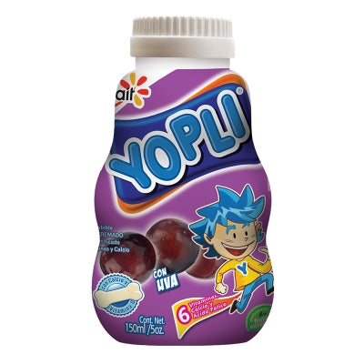 Yogurt Bebible Sabor A Uva Yopli 5 Oz