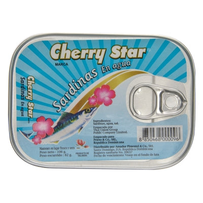 Sardina En Agua Cherrystar 106 Gr