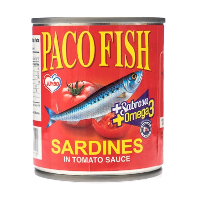 Sardinas En Salsa De Tomate Paco Fish 215 Gr