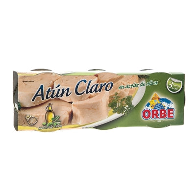 Atun Claro En Aceite De Oliva Orbe 3 Und/Paq