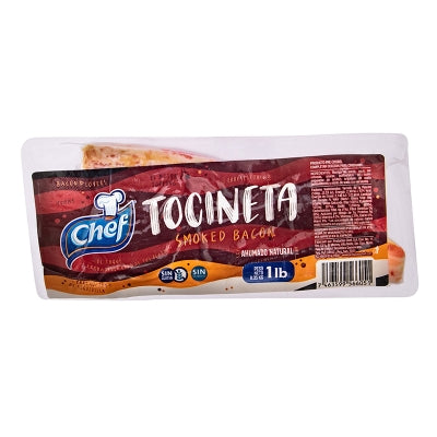 Tocineta Ahumada Chef 16 Onz