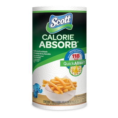 Papel Toalla Multiusos Calorie Absorb Scott 1 Und/Paq