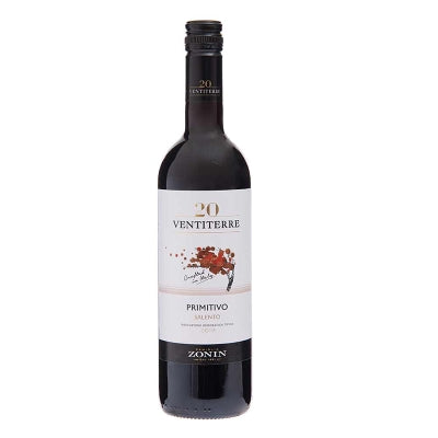 Vino Tinto Primitivo Salento Zonin 75 Cl