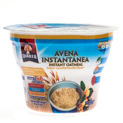 Avena Sabor Vainilla Quaker 45 Gr