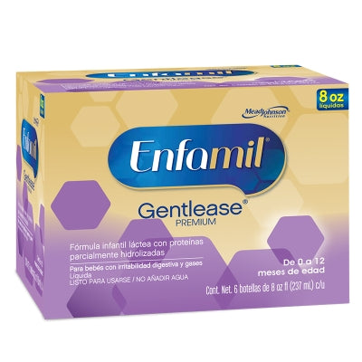 Fórmula Infantil Gentlease Premium Enfamil 6 Und/Paq 8 Onz