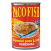 Sardinas Para Locrio Paco Fish 15 Onz