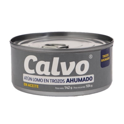 Atun Ahumado En Trozos Calvo 142 Gr