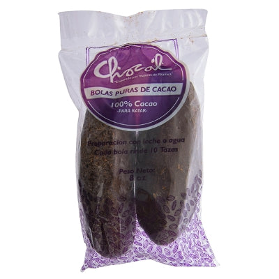 2 Bolas De Chocolate Para Rallar Chocal 8 Oz