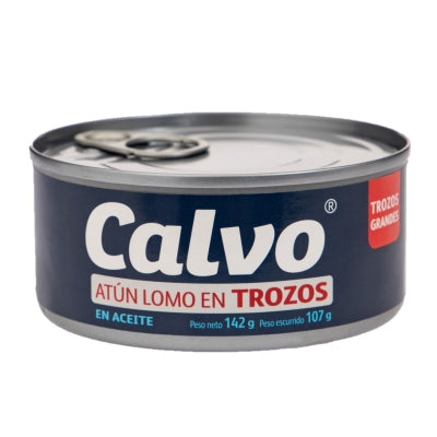 Atun En Trozos En Aceite De Canola Calvo 142 Gr