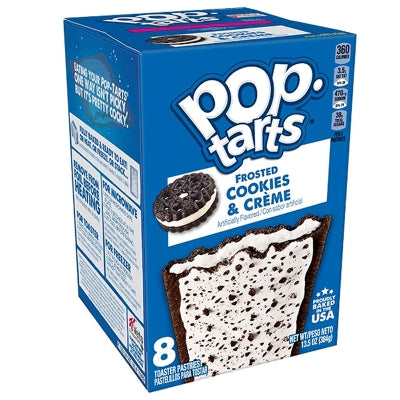 Barra De Cookies & Cream Pop Tarts Kelloggs 14.10 Onz