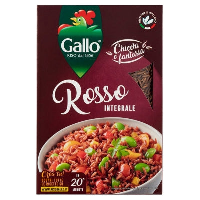 Arroz Integral Rojo Aromatico Riso Gallo 500 Gr