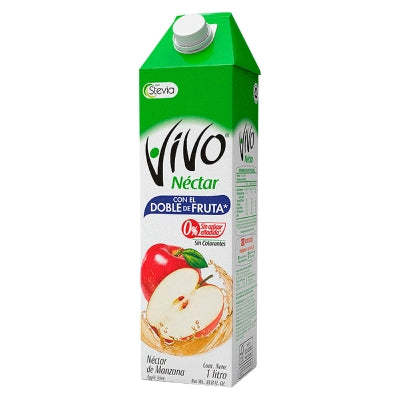 Nectar De Manzana Sin Azucar Vivo 1 Lt