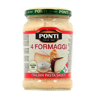 Salsa Para Pasta 4 Quesos Ponti 280 Gr