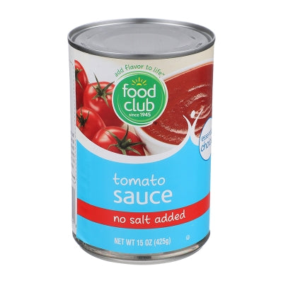 Pasta De Tomate Sin Sal Food Club 15 Onz