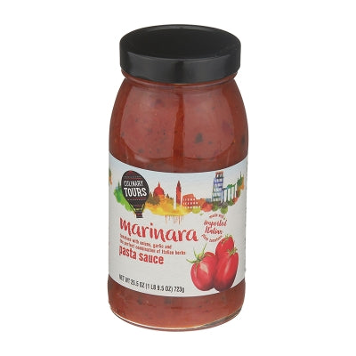 Salsa Para Pasta Marinara Italiana Culinary Tours 25.5 Onz