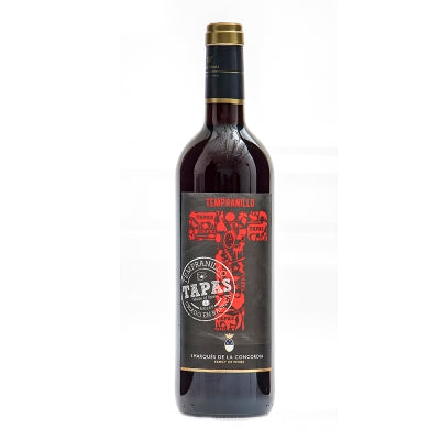 Vino Tinto Tempranillo Tapas 75 Cl