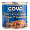 Salchicha Estilo Vienna De Pollo y Carne Goya 5 Onz