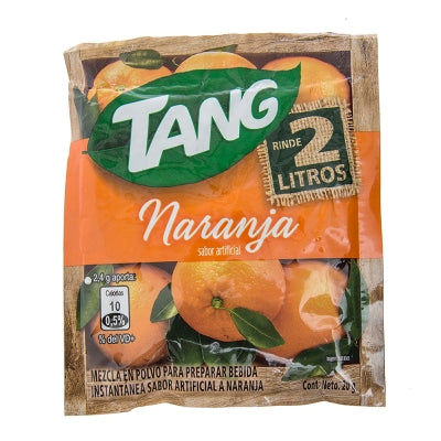 Jugo En Polvo Sabor Naranja Tang 20 Gr