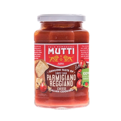 Salsa Para Pasta Sabor Queso Parmesano Mutti 400 Gr