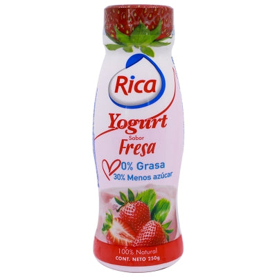 Yogurt Bebible De Fresa Rica 250 Gr