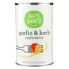 Salsa Para Pasta Ajo E Hierbas That'S Smart 24 Onz