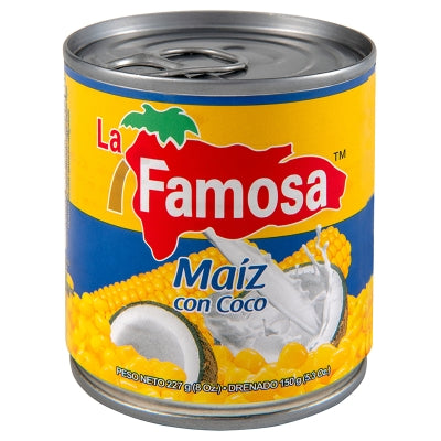 Maiz Con Coco La Famosa 8 Oz