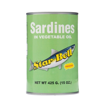 Sardina En Aceite Vegetal Star Bell 425 Gr