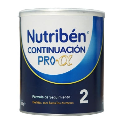 Fórmula Infantil Continuación 2 Pro Alfa Nutribén 800 Gr