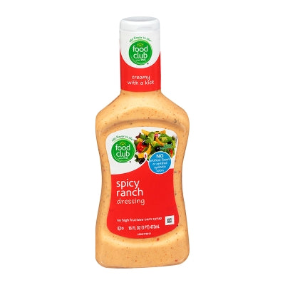 Aderezo Para Ensalada Ranch Spicy Food Club 16 Onz