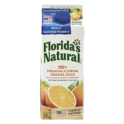 Jugo De Naranja Sin Pulp Floridas Nat C/Cal & Vit D 52Oz