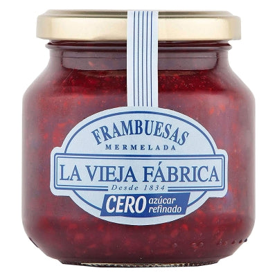 Mermelada Frambuesa Cero Azucar La Vieja Fabrica 280 Gr