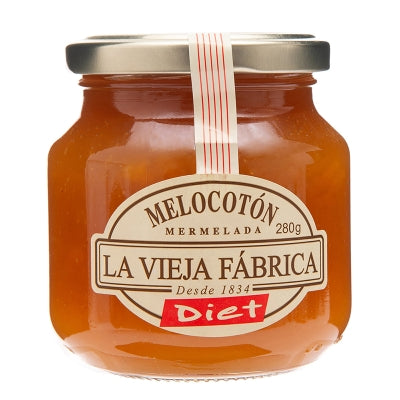 Mermelada Melocoton Cero Azucar La Vieja Fabrica 280 Gr