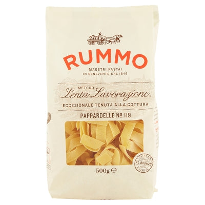 Pasta Pappardelle Nidi No.119 Rummo 500 Gr