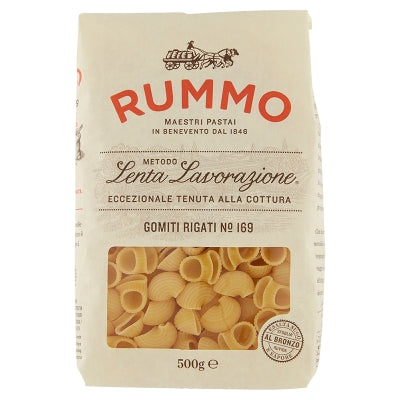 Pasta Gomiti Rigati No.169 Rummo 500 Gr