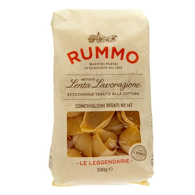 Pasta Conchiglioni Rigati No.147 Rummo 500 Gr