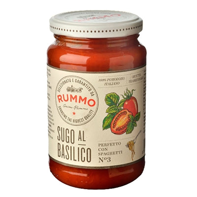 Salsa Para Pasta Sugo Al Basilico Rummo 350 Gr