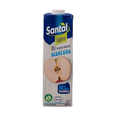 Jugo De Manzana Ligero Santal 1 Lt