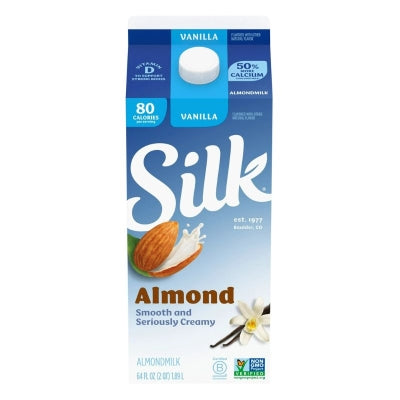 Leche De Almendra Sabor Vainilla Silk 64 Onz