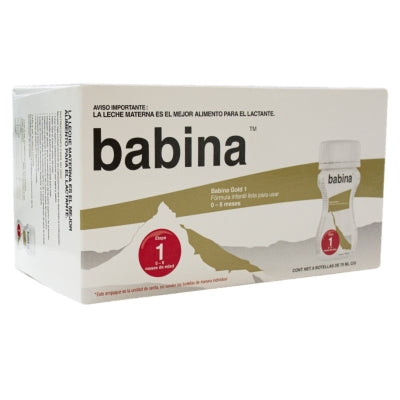 Fórmula Infantil Líquida Babina Gold 70 Ml 8 Und/Paq