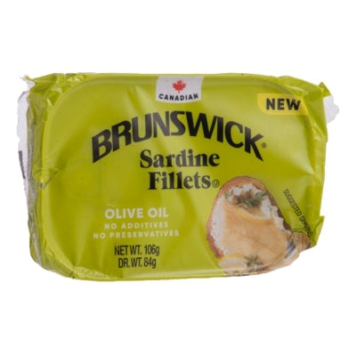 Filete De Sardinas En Aceite De Oliva Brunswick 106 Gr