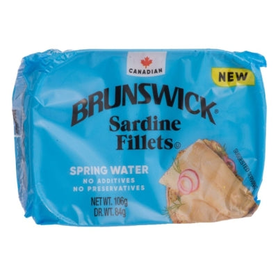 Filete De Sardinas En Agua Mineral Brunswick 106 Gr