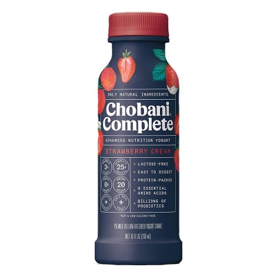 Yogurt Griego Completo Bebible Sabor Fresa Chobani 10 Oz