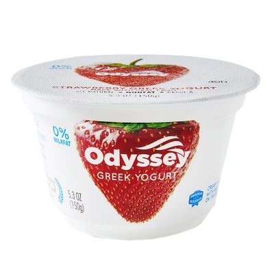 Yogurt Griego Sabor Fresa Odyssey 5.3 Onz