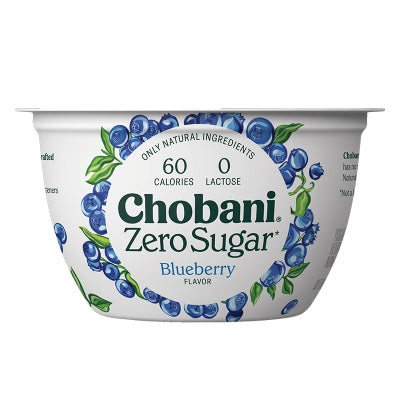 Yogurt Griego Sin Azúcar Sabor Blueberry Chobani 5.3 Oz.